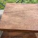 Plant holder, wooden saddle, old base