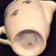 Antique milk jug in Gien earthenware, Valence model A040.