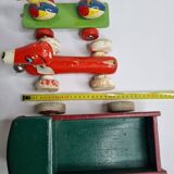 Set of three vintage pulling toys, 50s-60s