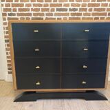 Chest of drawers restyled in black