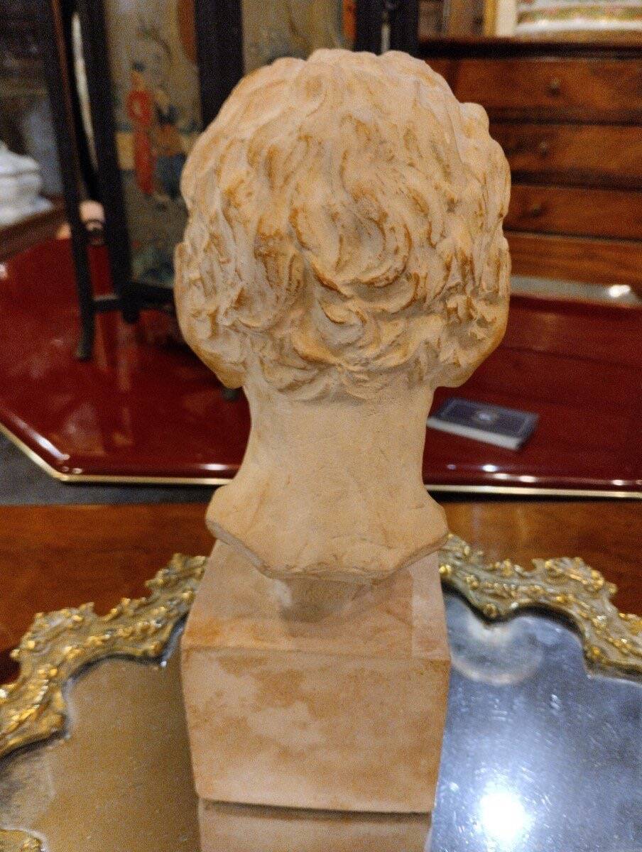 Bust - Bacchus - Terracotta - André Cavacos - c. 1930.
