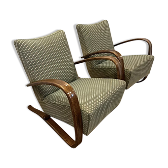 Ensemble de 2 fauteuils par Jindrich Halabala