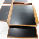 Eighties design coffee table by Bernard Vuarnesson for Bellato