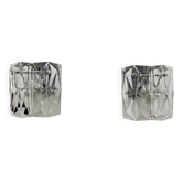 Pair of crystal sconces by Kinkeldey, Germany, 1970s