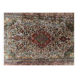 Oriental cashmere silk carpet 280 x 184
