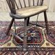 19th century English armchair in 19th century elm and beech