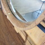 Wall coat hanger with mirror, 50s