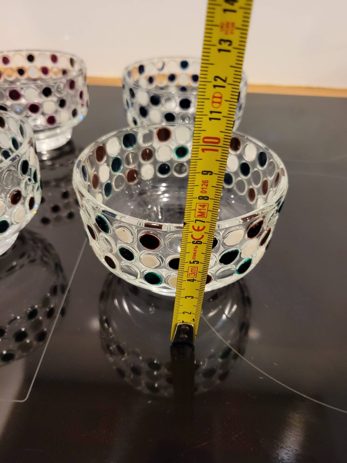 4 glass bowls La Rochère