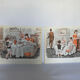 Set of 2 posters, the table & the house
