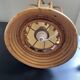 Lampe en rotin et bambou de Louis Sognot 1960