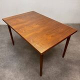Extendable teak dining table, 1960