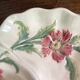 Art Nouveau slip dish with poppy decoration