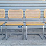 Set of 4 chairs cesca B32 by Marcel breuer