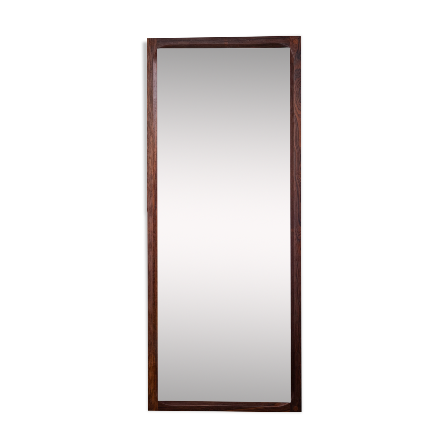 Danish Mirror with Rosewood Frame by Aksel Kjersgaard, 1960s