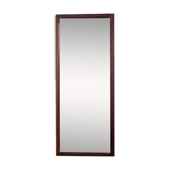 Miroir danois avec cadre en palissandre par Aksel Kjersgaard, années 1960