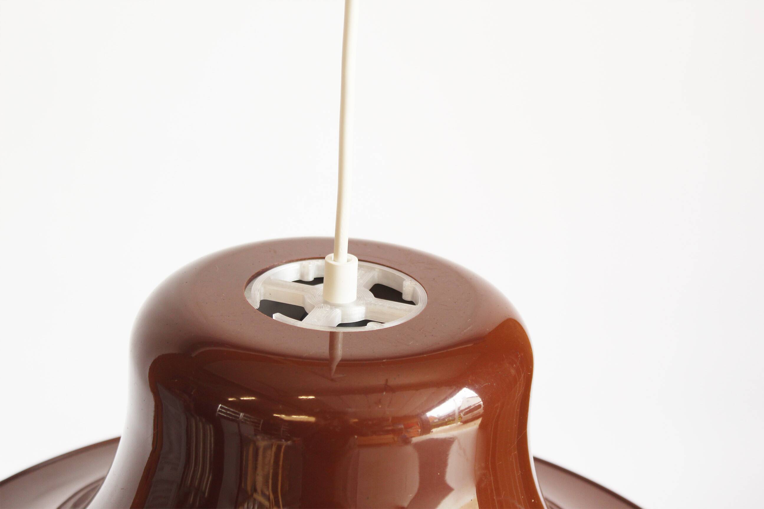 Spage Age Vintage Pop art pendant lamp by Massive, Belgium 1970's