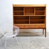 Vintage wooden sideboard library