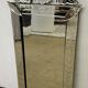 Venetian mirror with floral decoration pediment