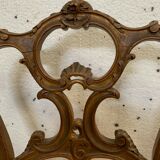 Pair of Louis XV style chairs in 20th century carved walnut
