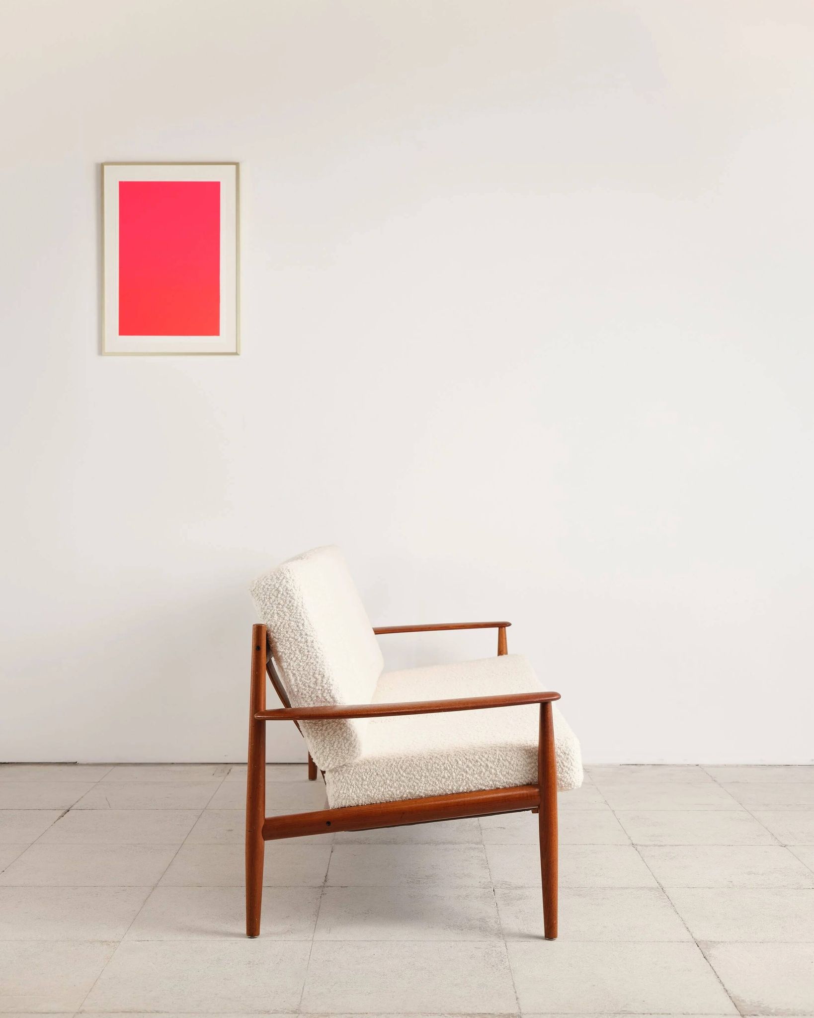 Three-seater sofa model 118 in teak by Grete Jalk, Denmark, 1950s.