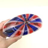 Murano vase in multicoloured blown glass, Italy 1970