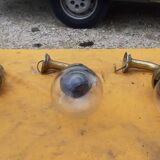 3 Industrial Bronze Sconces