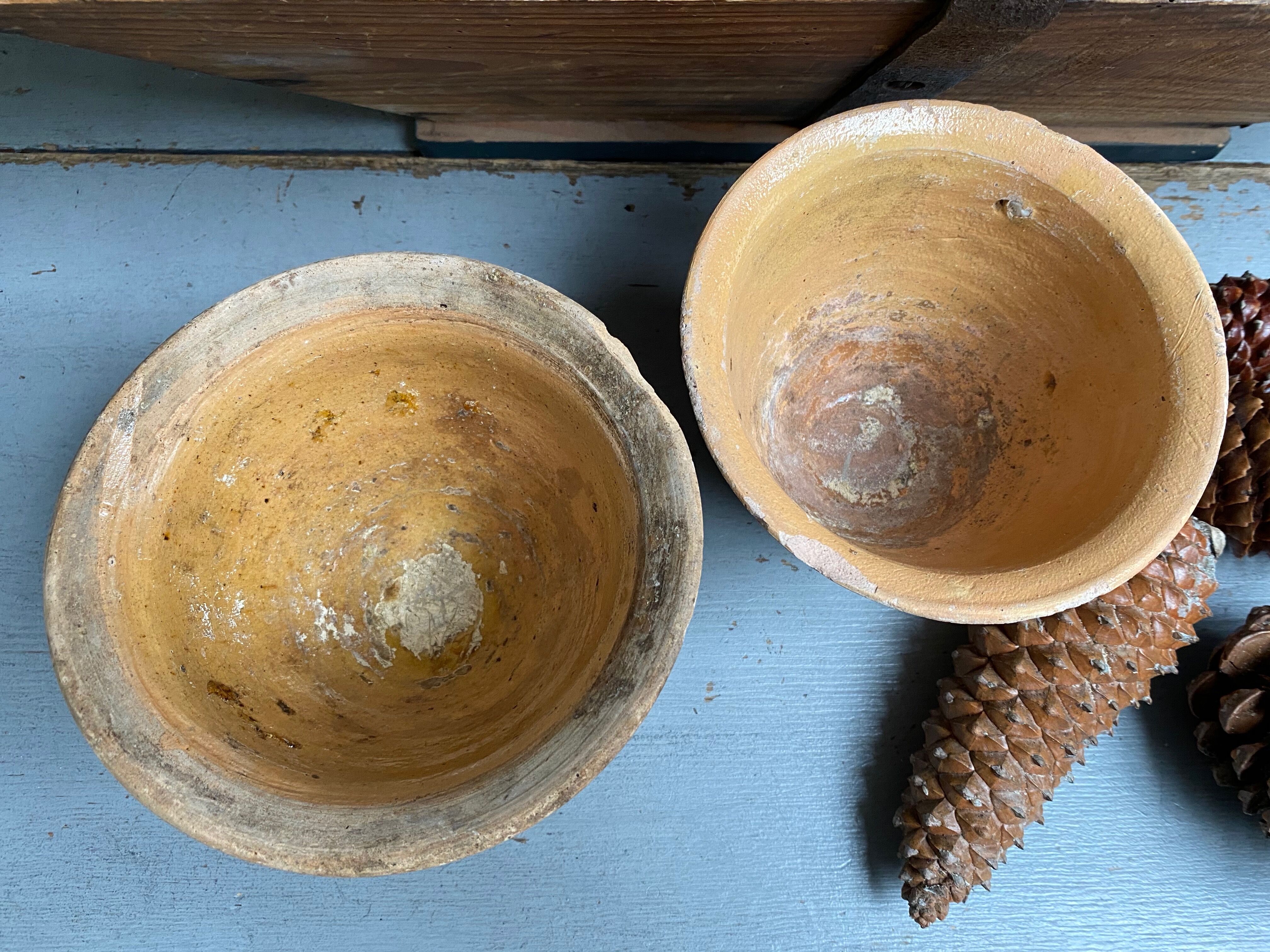 Paire d'anciens pots de résiniers