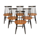 Lot de 6 chaises Fanett par Ilmari Tapiovaara