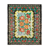 Handmade Vintage Moldovan Black Kilim 181 cm
