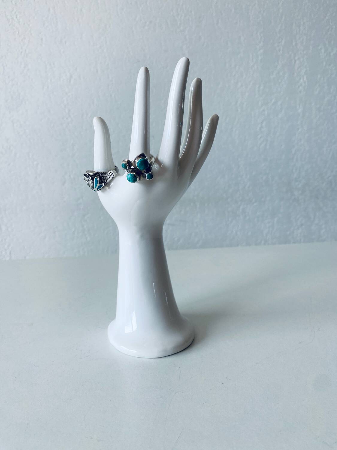 Handmade ceramic vase and jewelry holder