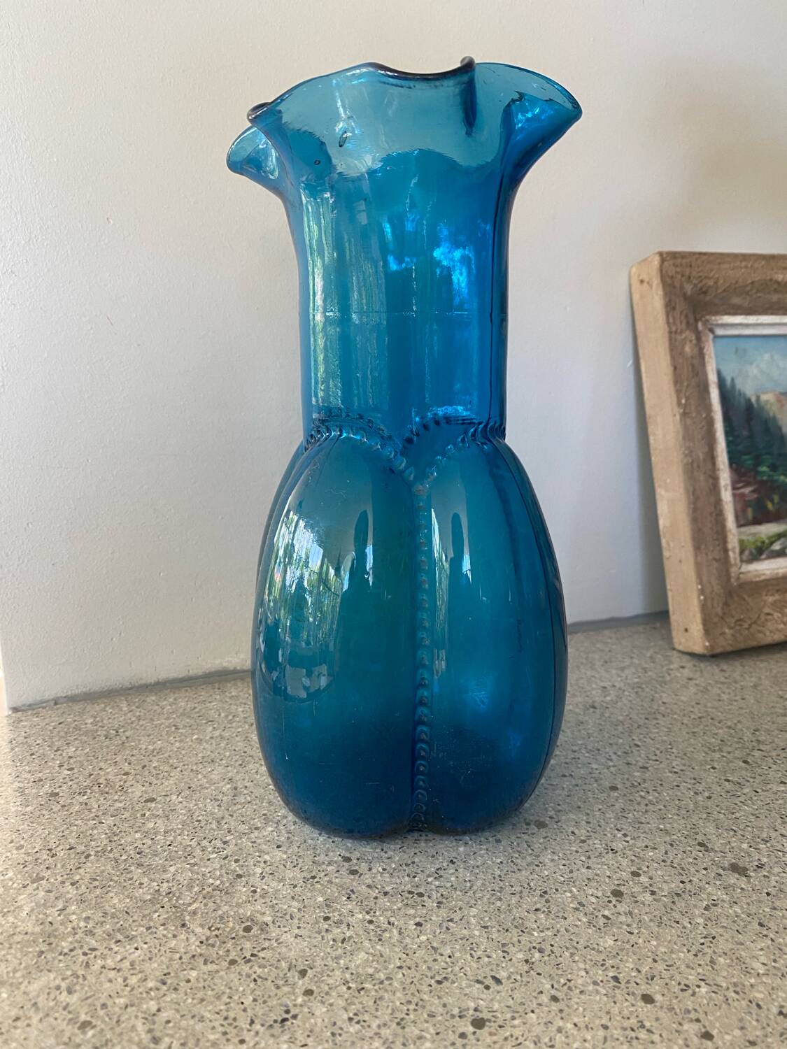 Blue vase