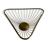 Brass fruit bowl by Erich Kolbenheyer, 1950s