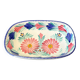 Ravier ashtray Faïencerie de Quimper, HB Henriot - floral decoration