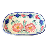 Ravier ashtray Faïencerie de Quimper, HB Henriot - floral decoration