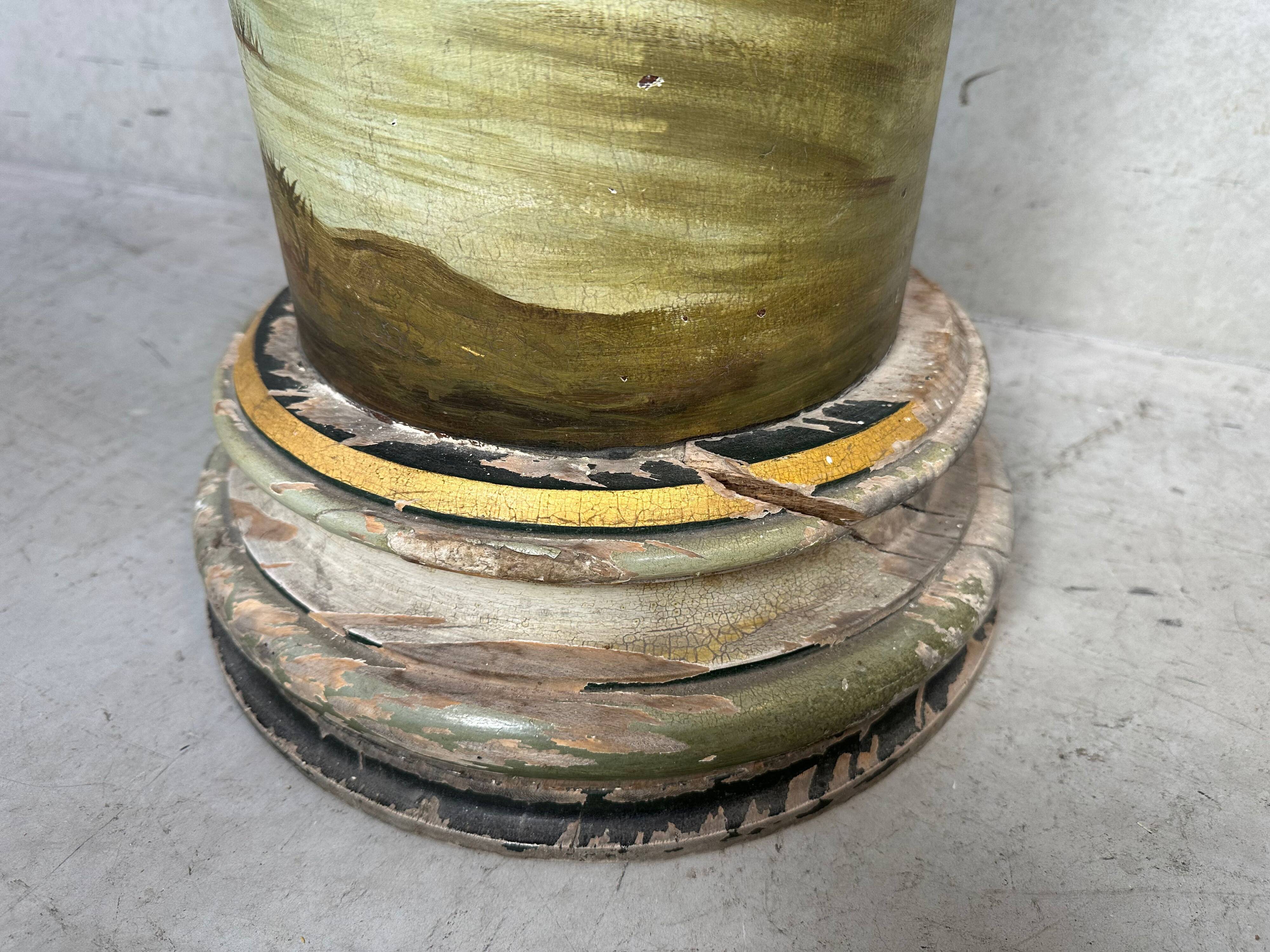Antique French column – stoneware