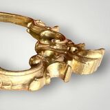 Large wall mirror in gold leaf resin - baroque rococo style