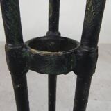 Art Deco bistro table, garden table on cast iron base