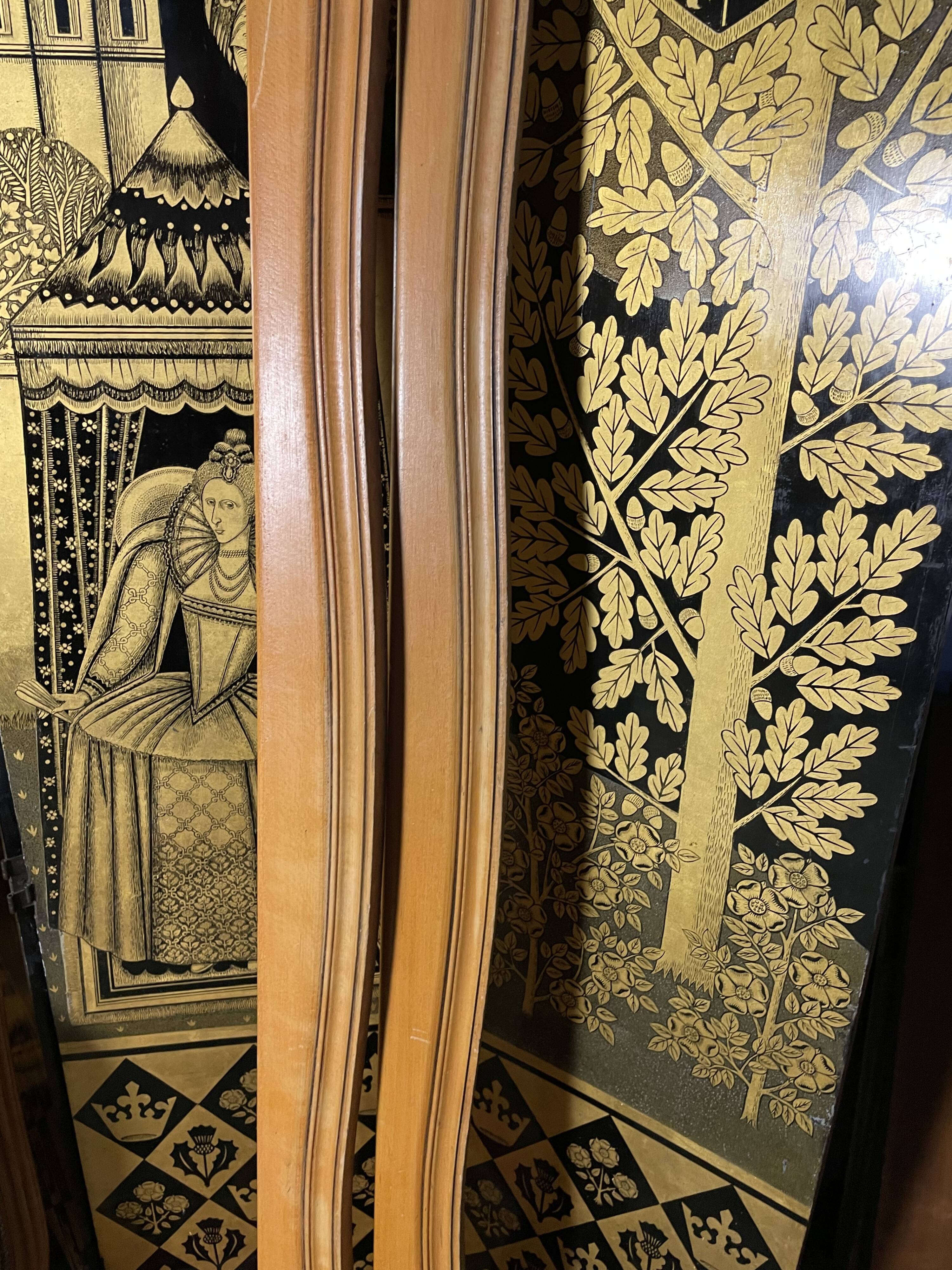 Upholstered bed in Louis XV style