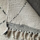 Old Berber wool rug 125x75cm