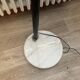Arco floor lamp – 1960s/70s – Marble and black lacquered metal