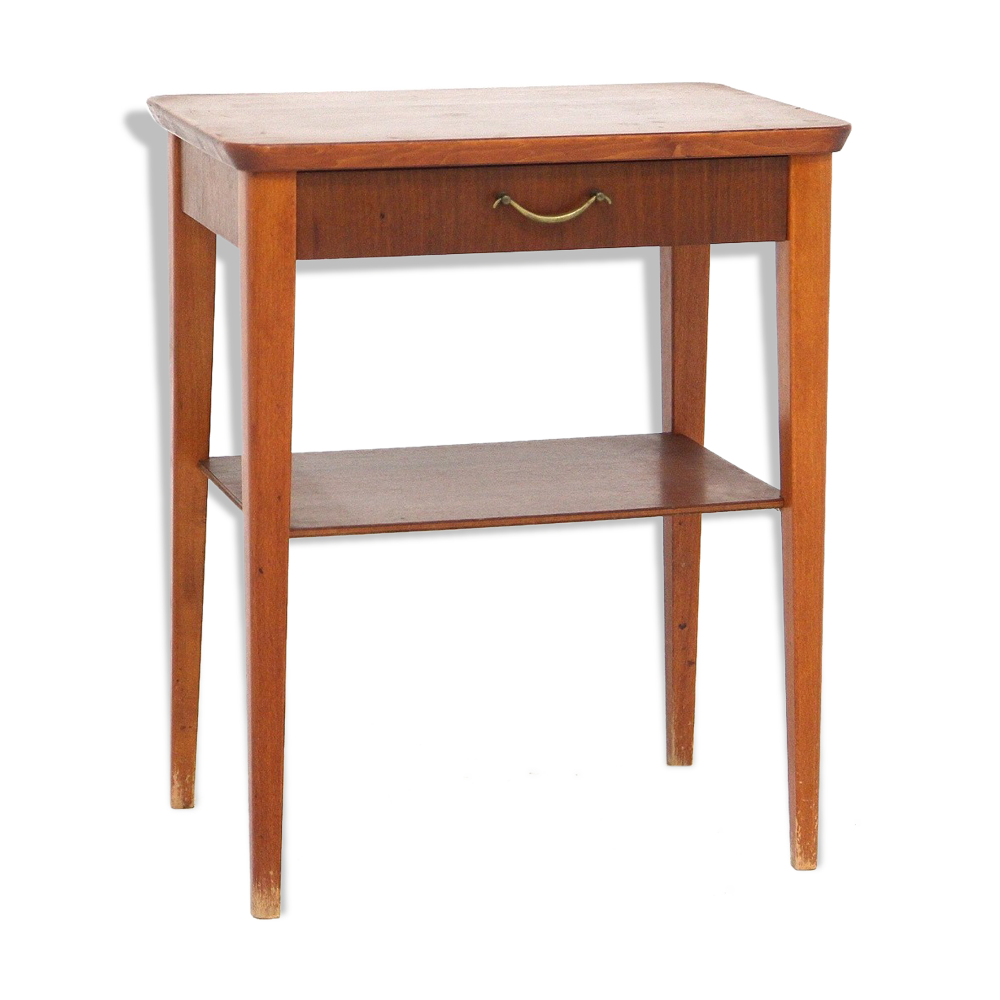 Mahogany bedside table, Sweden, 1950