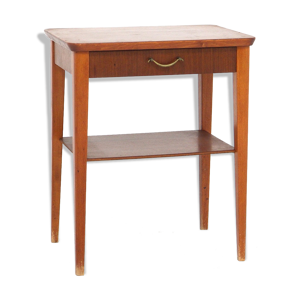 Table de chevet en acajou, Suède,
