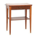 Mahogany bedside table, Sweden, 1950