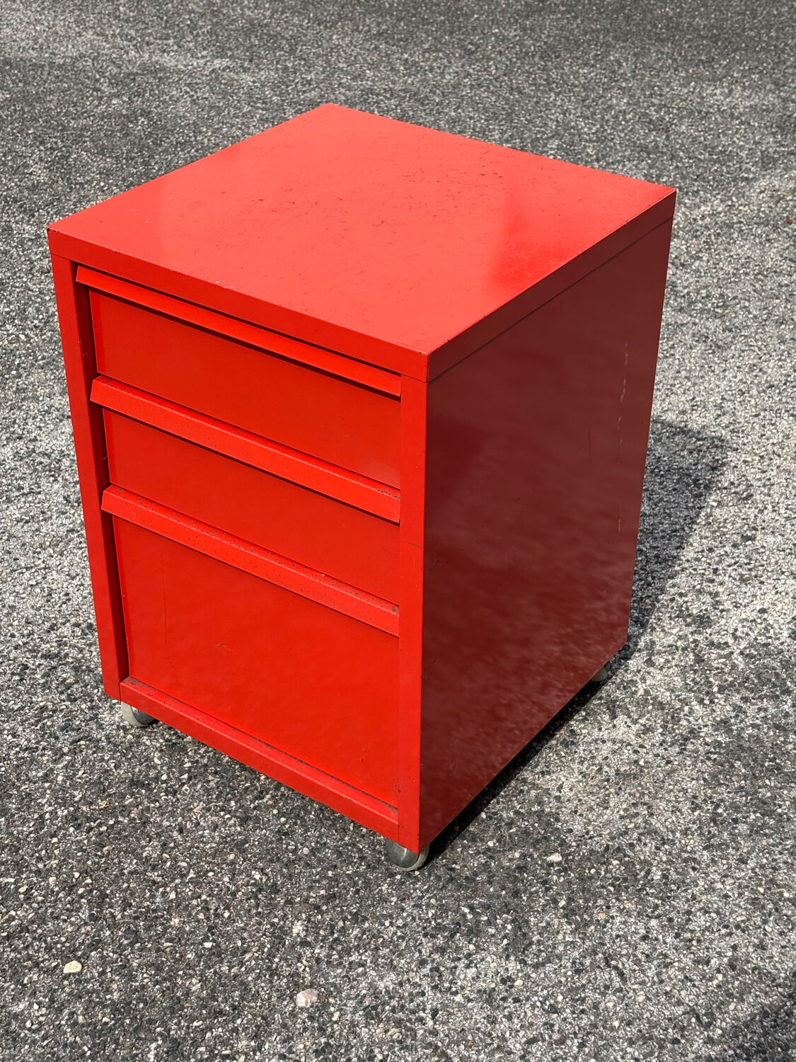 Metal box by Prisunic 1970