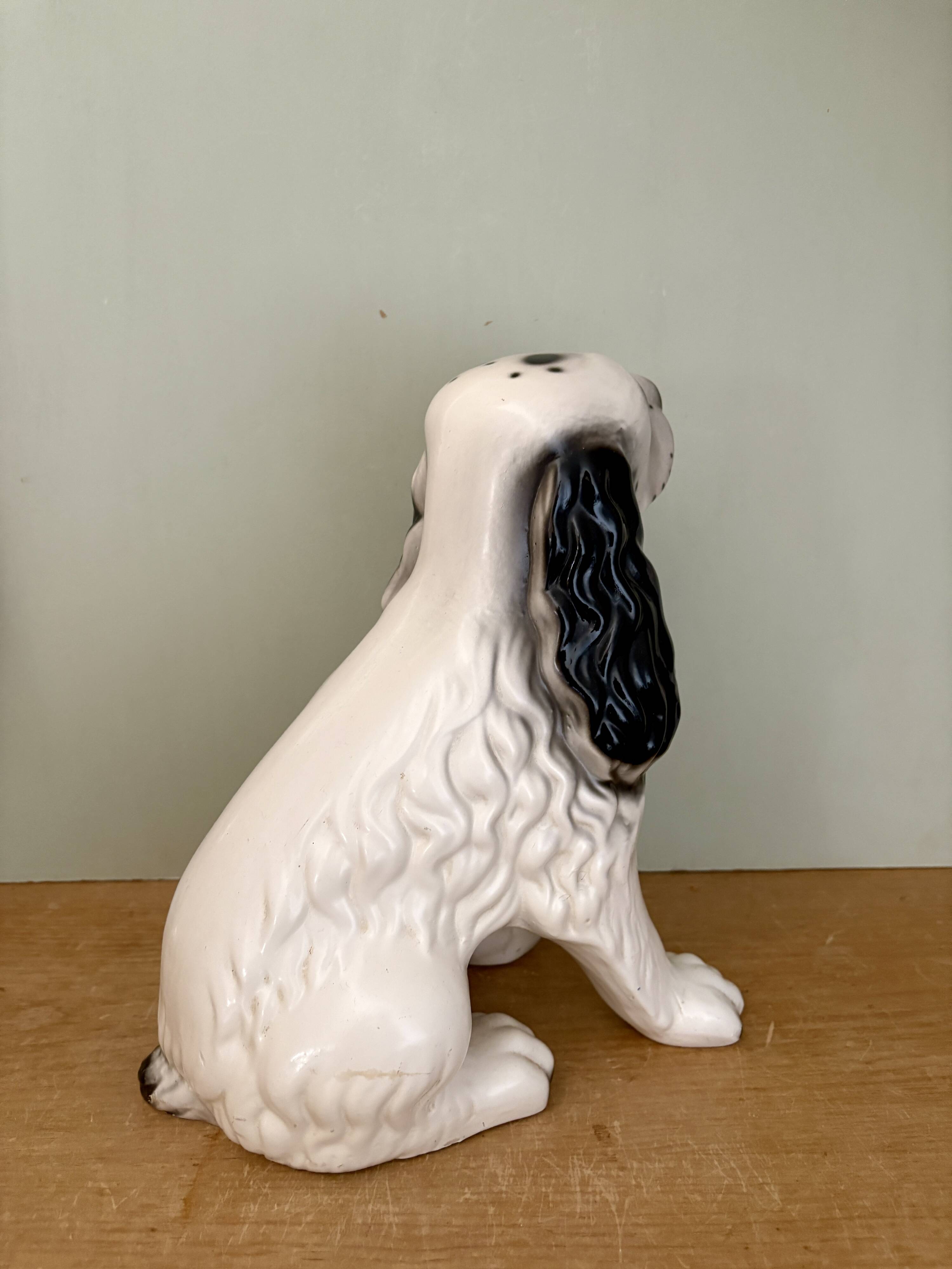 Vintage ceramic dog
