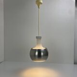 Glass and aluminum pendant light, design Rolf Krüger for Staff Leuchten, P118