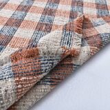 85x325 cm Runner Rug, Blue Terracota Hand made Rug, Made With Wool.