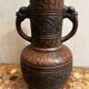 Jasba Vase 5005 - West Germany 60’s - Relief decor, Zoomorphic handles -