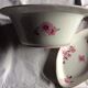 22 assiettes plates  porcelaine de Limoges , fleurs