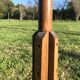 Curved wooden parrot coat door